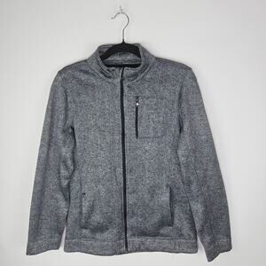 Marc New York Andrew Marc Women’s Gray Full Zip Fleece Lined Jacket Size Medium